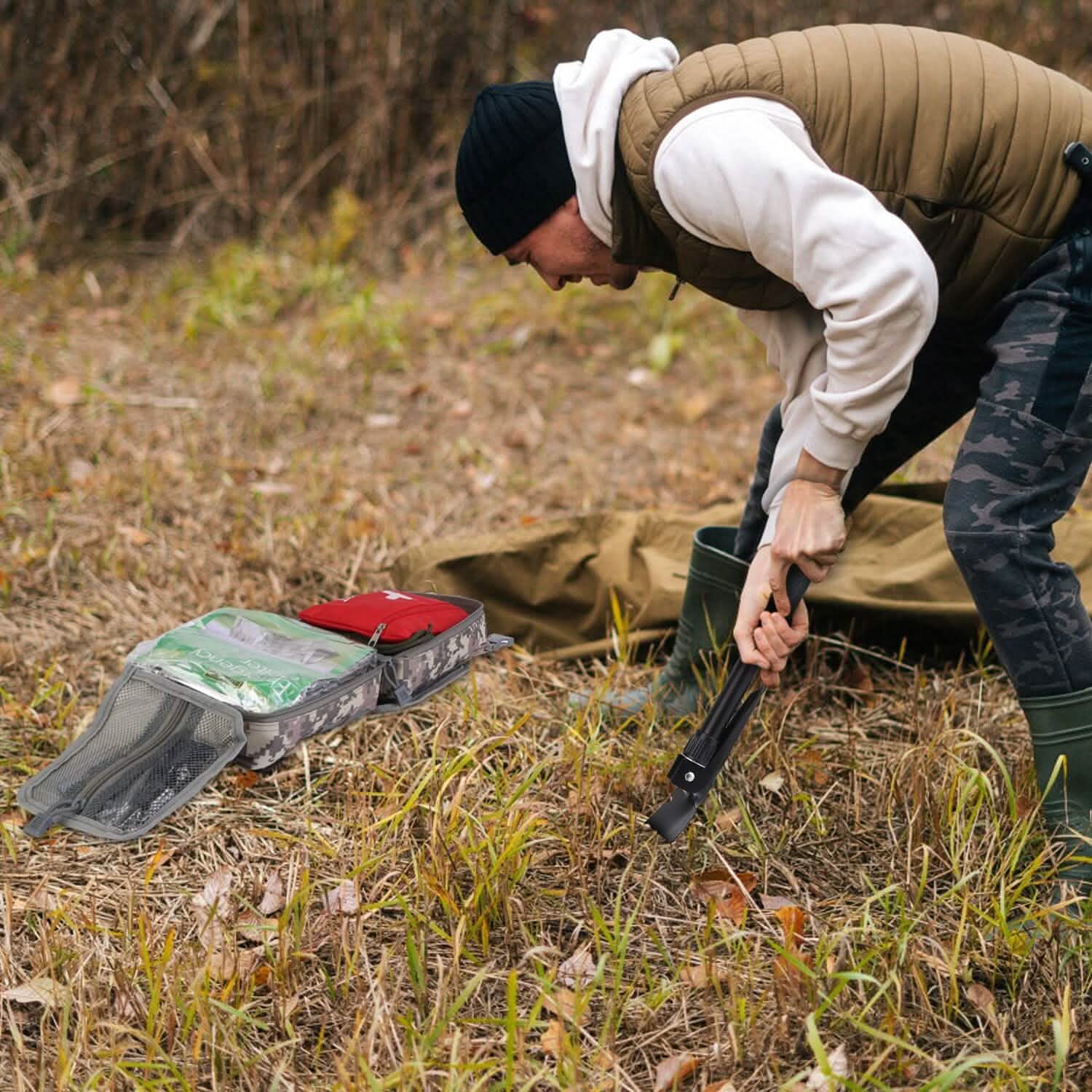 Emergency Survival Gear Tactical for Outdoor Adventure - 125 pieces