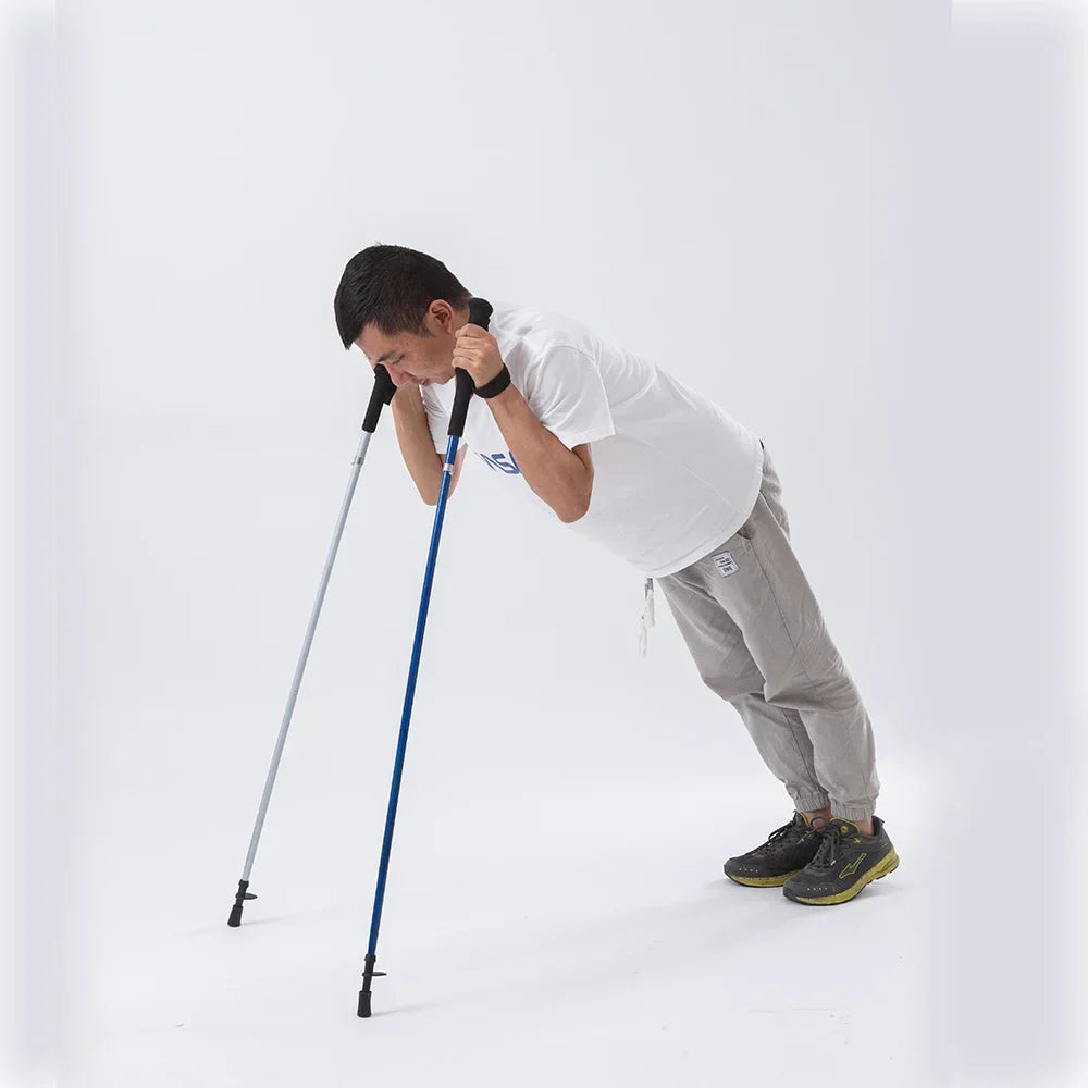 Ultra-Light Carbon Fiber Folding Trekking Pole Collapsible Hiking and Walking Stick