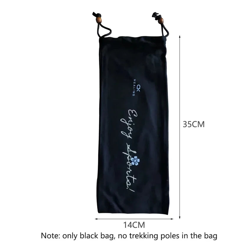 Ultra-Light Carbon Fiber Folding Trekking Pole Collapsible Hiking and Walking Stick