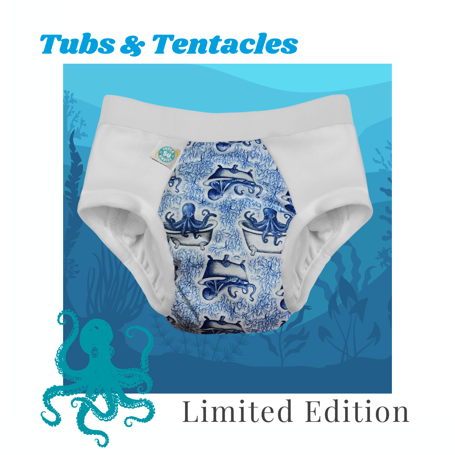 3-in-1 Waterproof Diaper, Trainer, & Swim Gear for Special Needs