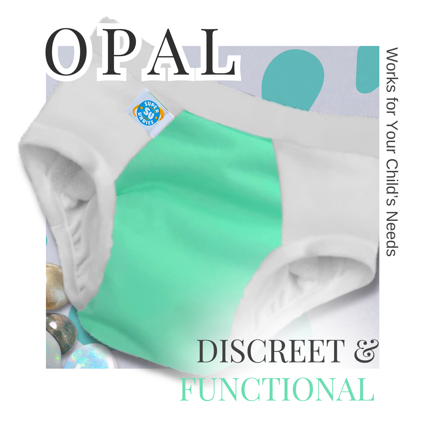3-in-1 Waterproof Diaper, Trainer, & Swim Gear for Special Needs