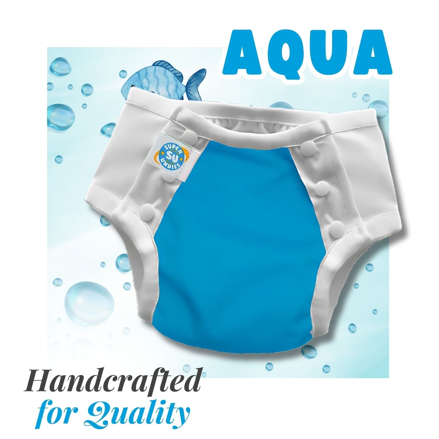 3-in-1 Waterproof Diaper, Trainer, & Swim Gear for Special Needs