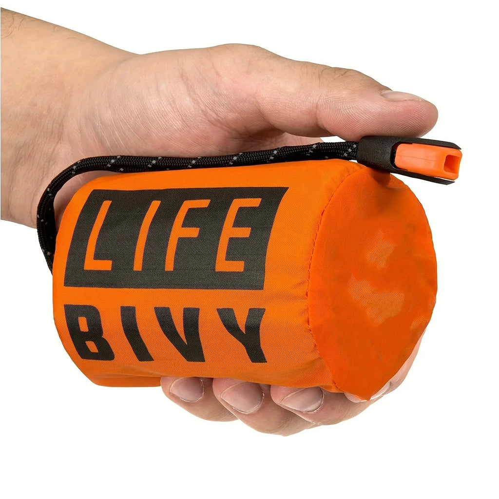 Emergency Survival Sleeping Bag – Portable Waterproof Mylar Thermal Bivy Sack