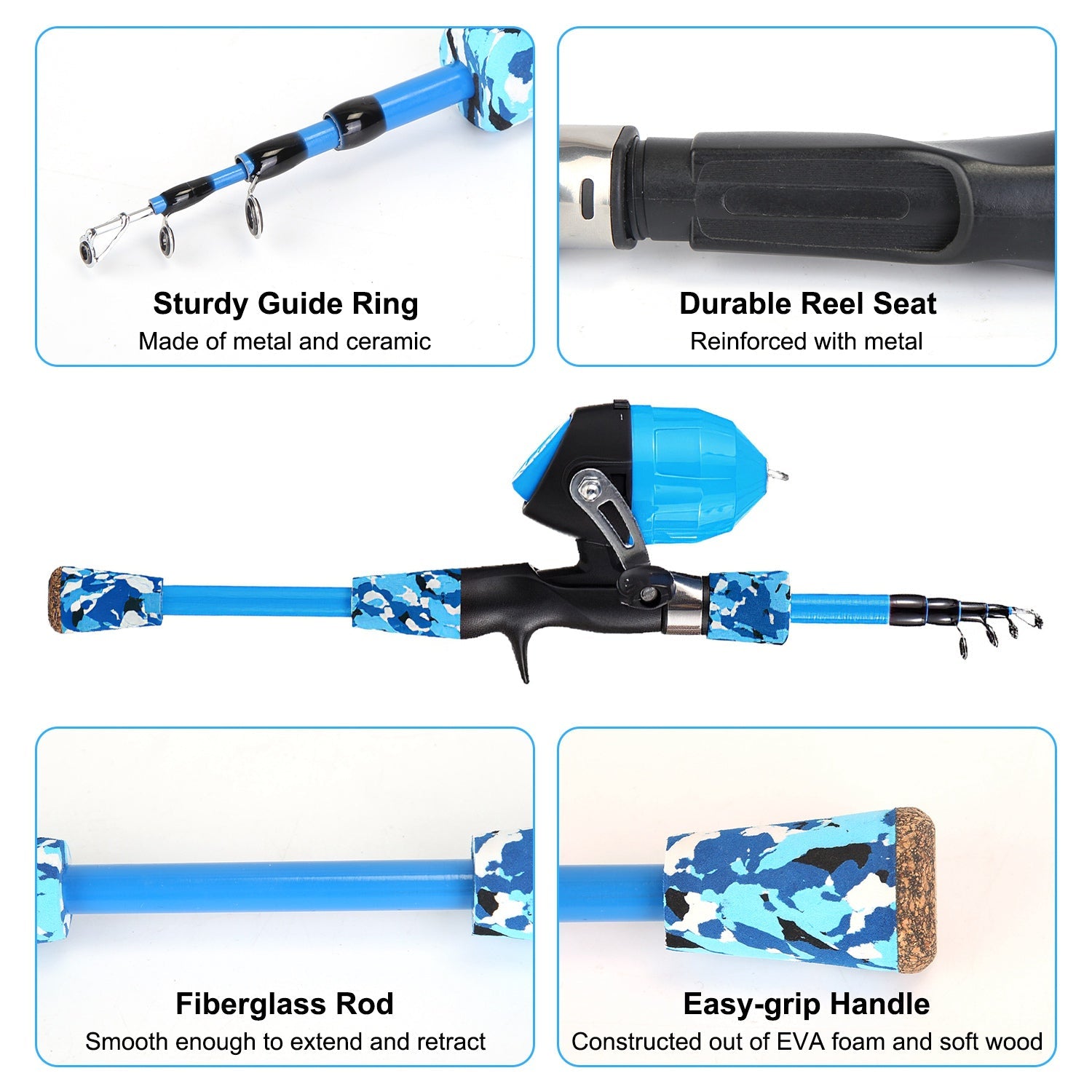 Kids Fishing Pole Set