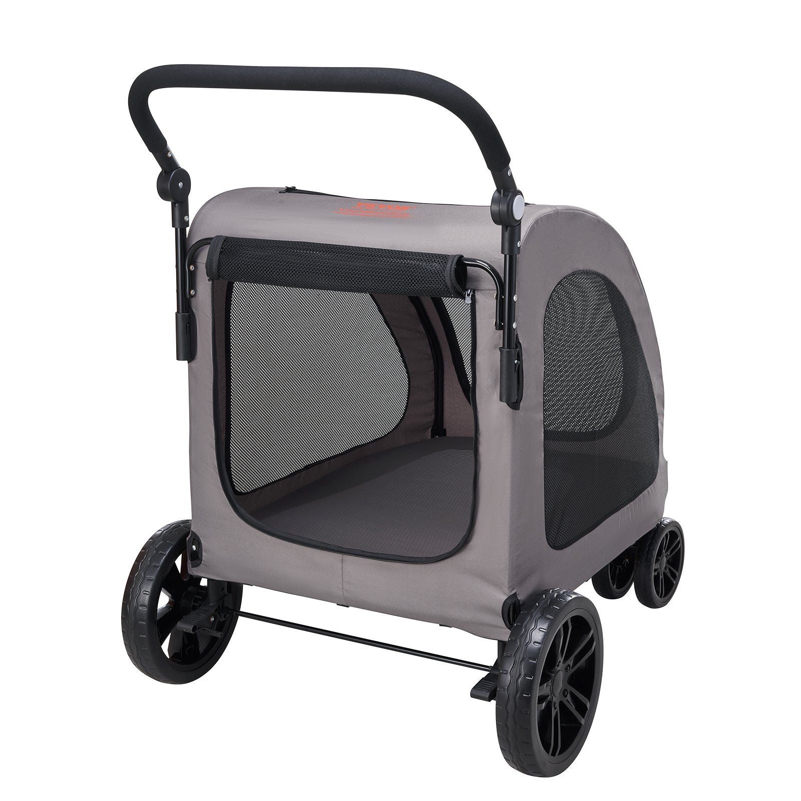Pet Stroller 4-Wheel Dog Carrier 160lbs