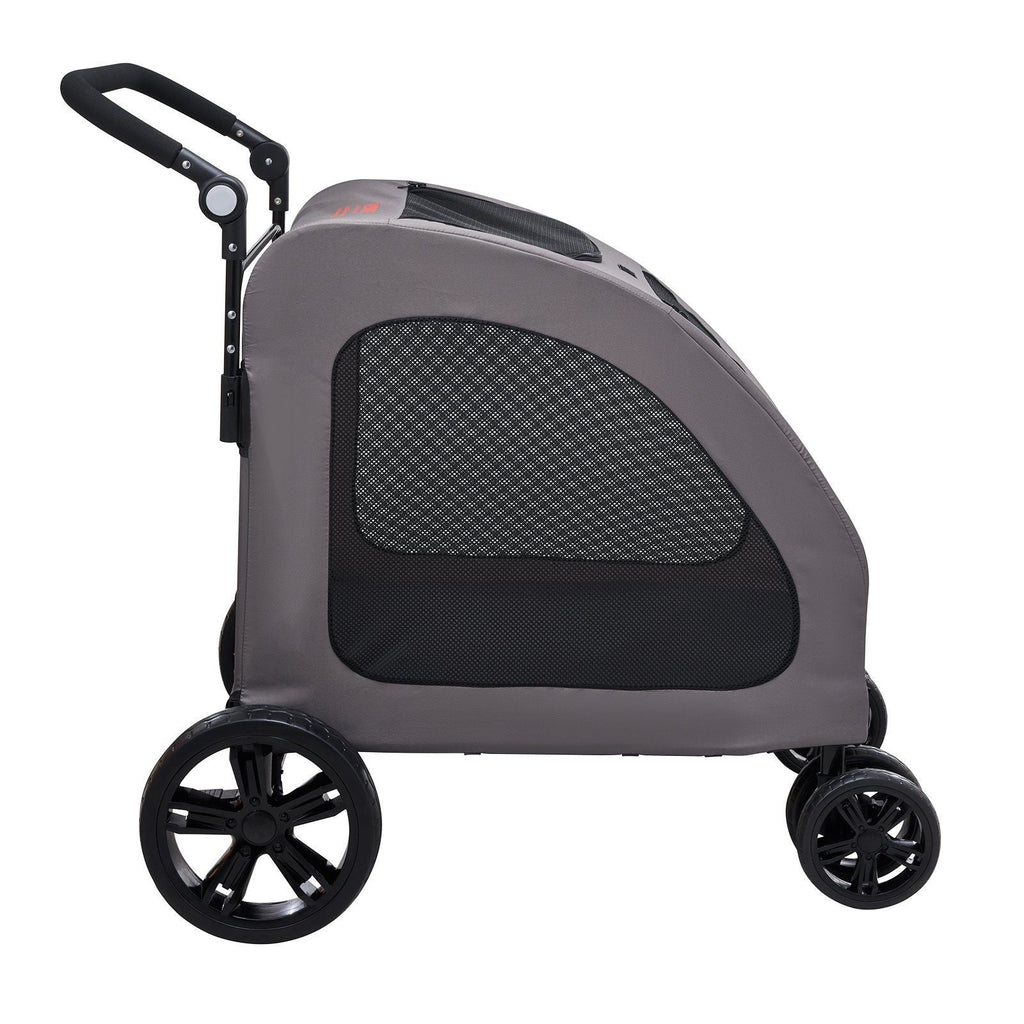 Pet Stroller 4-Wheel Dog Carrier 160lbs
