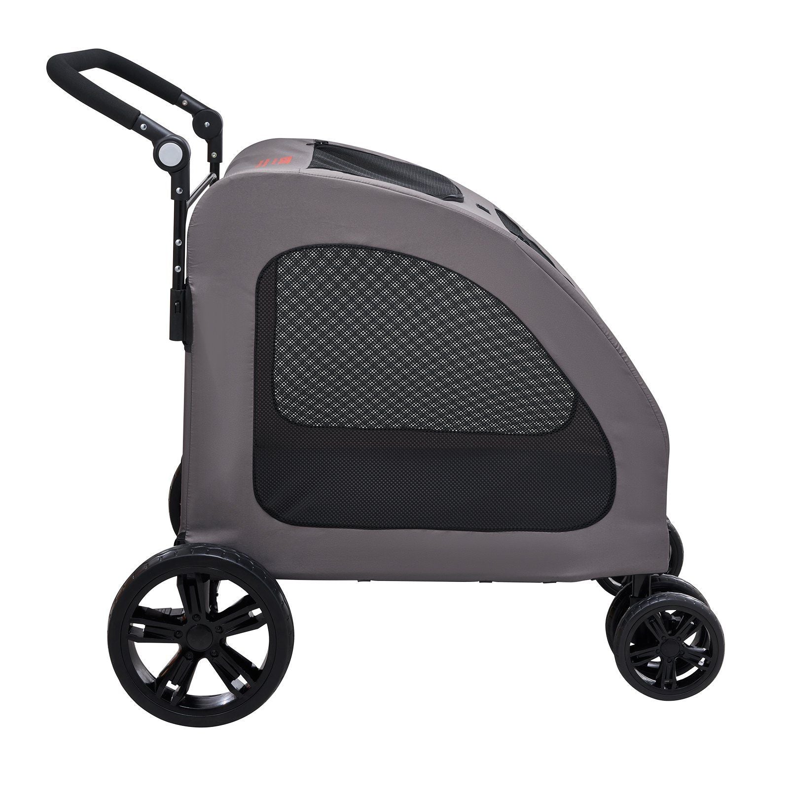 Pet Stroller 4-Wheel Dog Carrier 160lbs