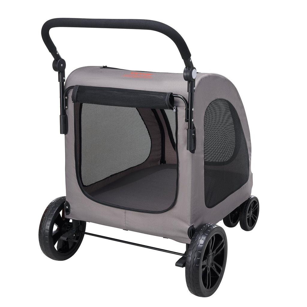 Pet Stroller 4-Wheel Dog Carrier 160lbs