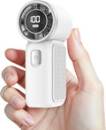 Portable Handheld Mini Fan, 6 Gear Rechargeable Turbo Fan