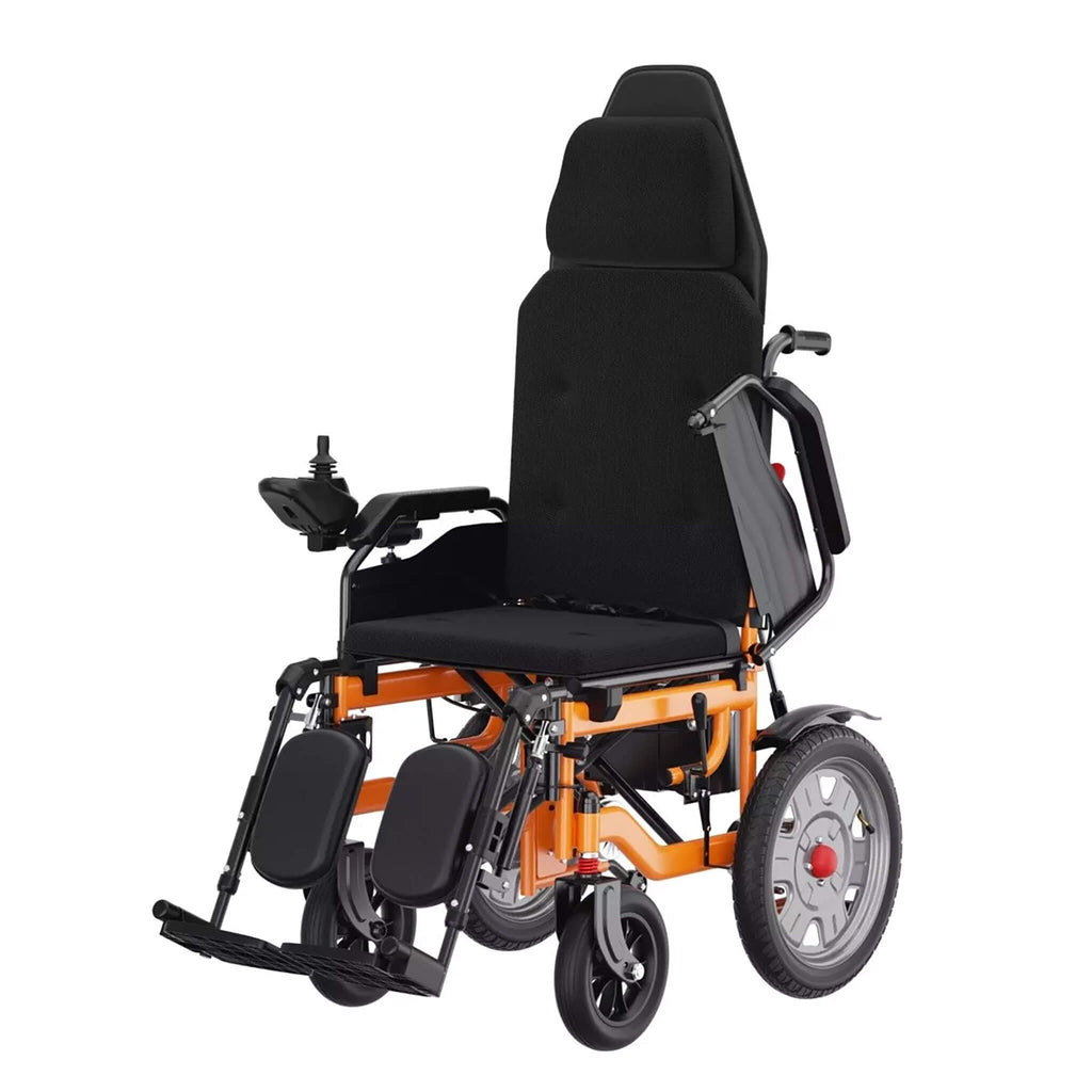 Lightweight Full Reclining Motorized Foldable Wheelchair