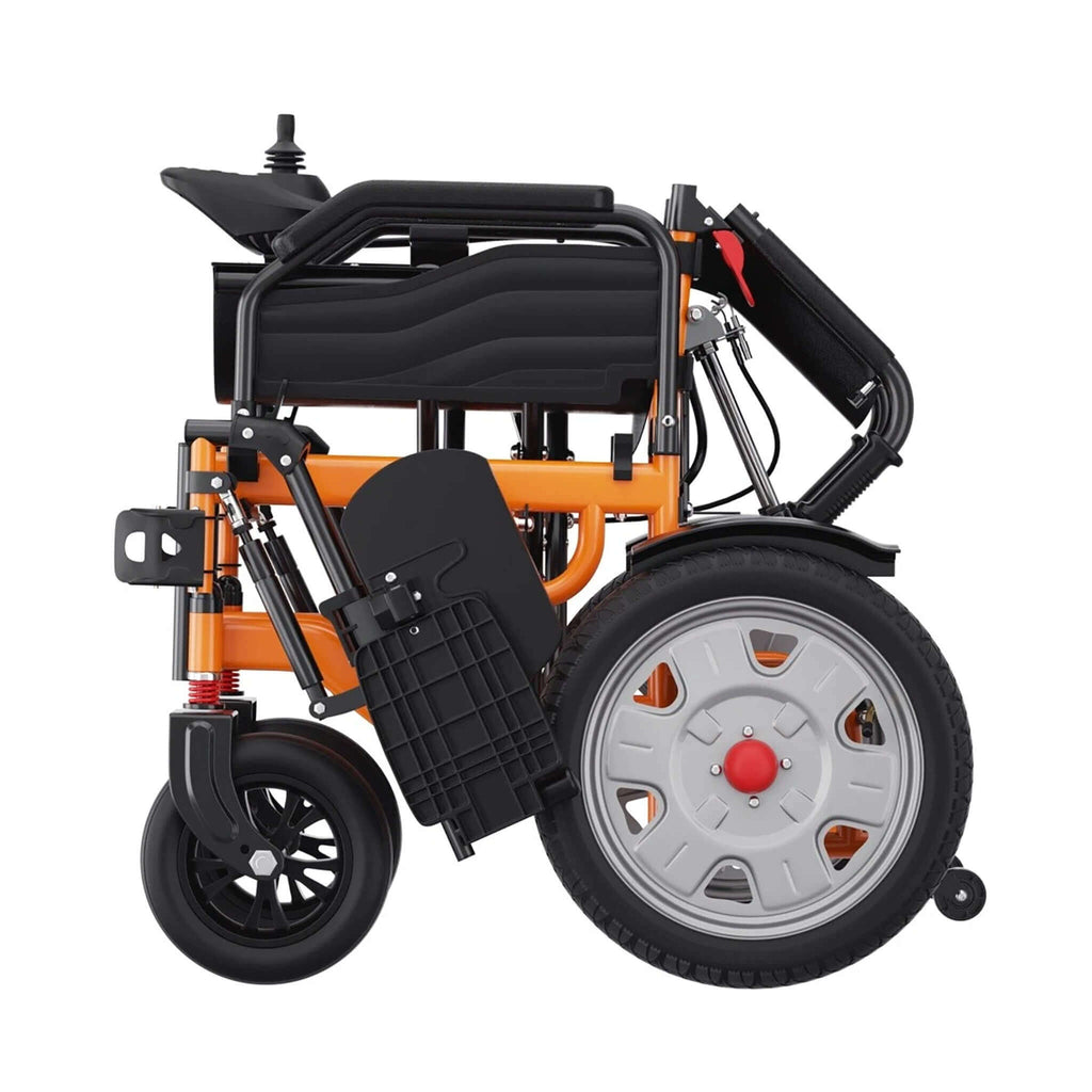 Lightweight Full Reclining Motorized Foldable Wheelchair