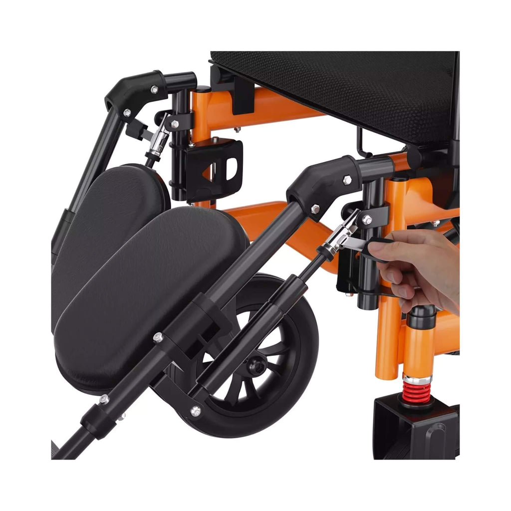 Lightweight Full Reclining Motorized Foldable Wheelchair