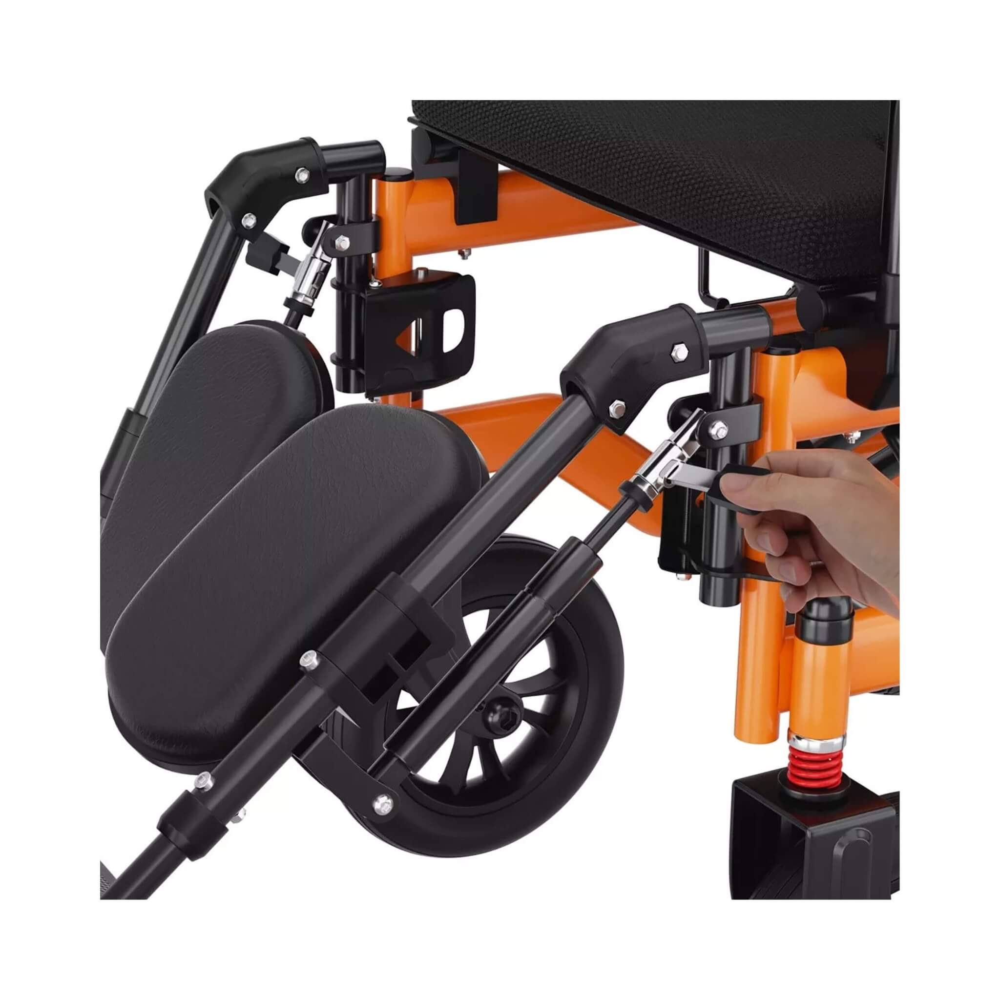 Lightweight Full Reclining Motorized Foldable Wheelchair