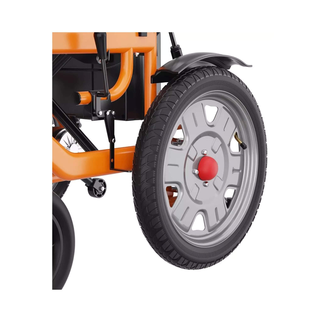 Lightweight Full Reclining Motorized Foldable Wheelchair