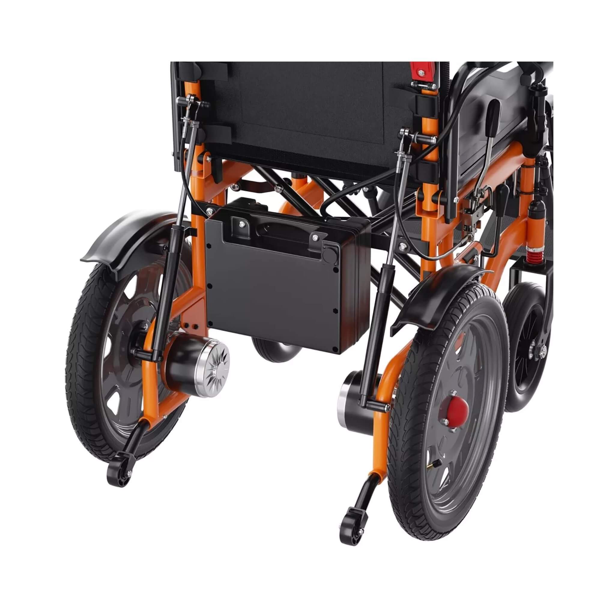 Lightweight Full Reclining Motorized Foldable Wheelchair